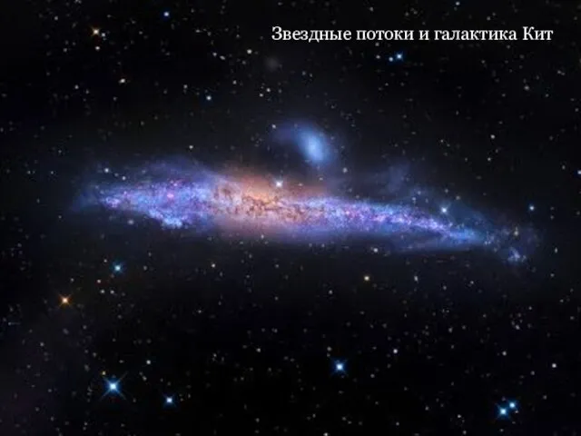 Звездные потоки и галактика Кит