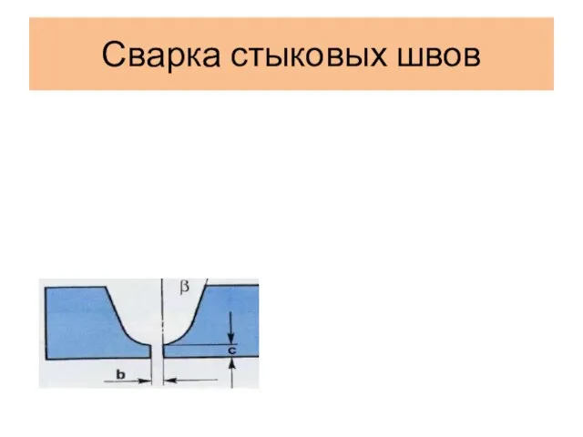 Сварка стыковых швов Стыковые швы листов большей толшины ( более 20мм) целесообразно