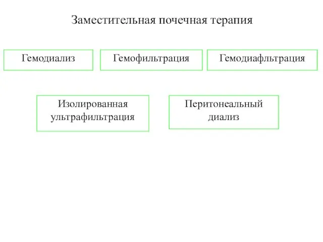 Заместительная почечная терапия