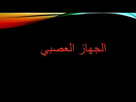 الجھاز العصبي