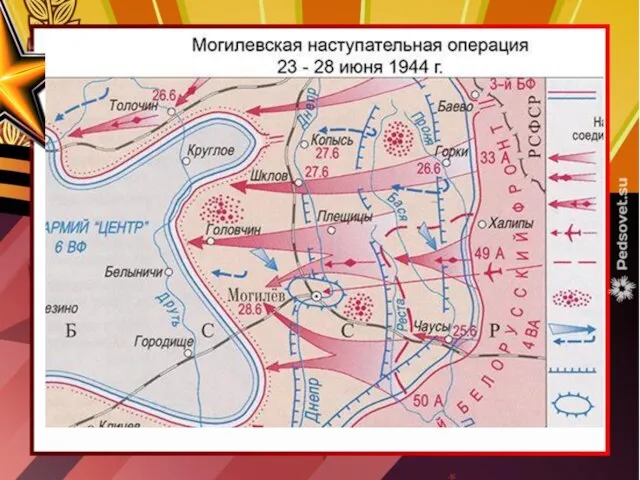 Познакомься с картой Могилёвской операции