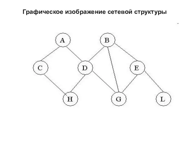 Графическое изображение сетевой структуры