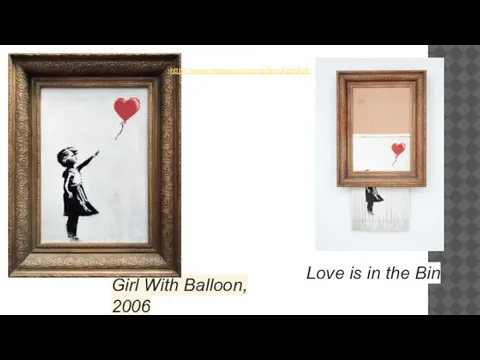 Girl With Balloon, 2006 Love is in the Bin https://www.instagram.com/p/BomXijJhArX/