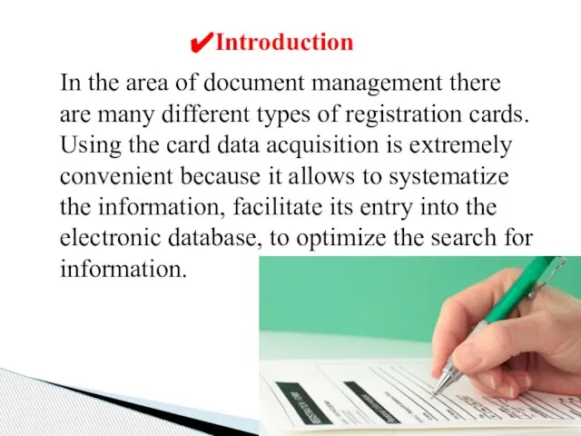 In the area of ​​document management there are many different types of
