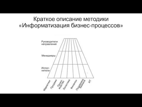 Краткое описание методики «Информатизация бизнес-процессов»