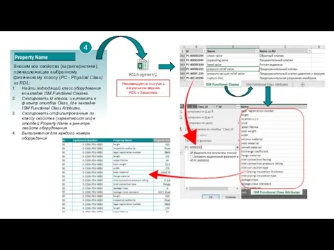 Вносим все свойства (характеристики), принадлежащие выбранному физическому классу (PC - Physical Class)