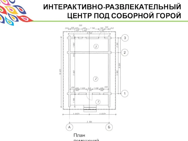 ИНТЕРАКТИВНО-РАЗВЛЕКАТЕЛЬНЫЙ ЦЕНТР ПОД СОБОРНОЙ ГОРОЙ План помещений