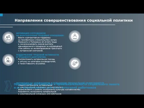 МОТИВАЦИЯ СОТРУДНИКОВ НА ДОЛГОСРОЧНЫЕ ТРУДОВЫЕ ОТНОШЕНИЯ: Ввести корпоративную поддержку на приобретение (строительство)