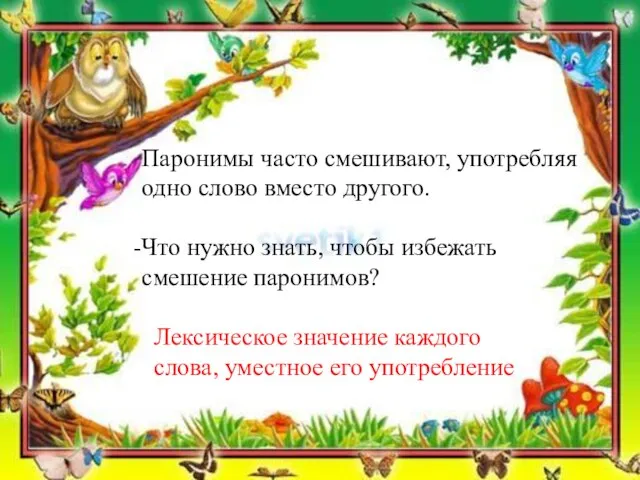 Паронимы часто смешивают, употребляя одно слово вместо другого. Что нужно знать, чтобы