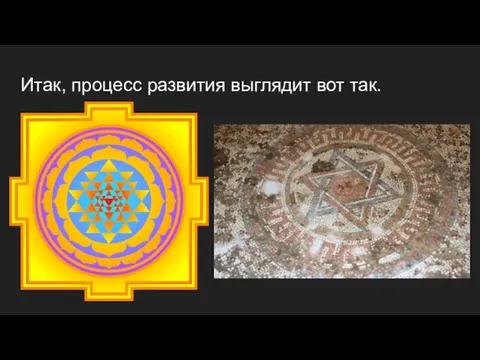 Итак, процесс развития выглядит вот так.