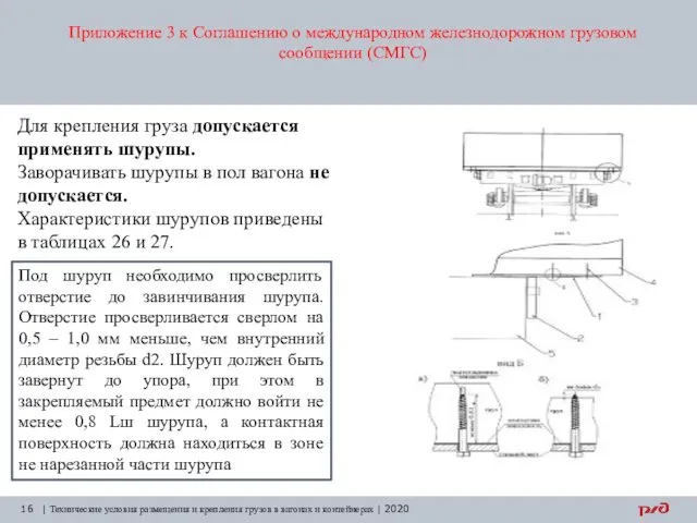 Приложение 3 к Соглашению о международном железнодорожном грузовом сообщении (СМГС) | Технические