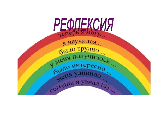 РЕФЛЕКСИЯ