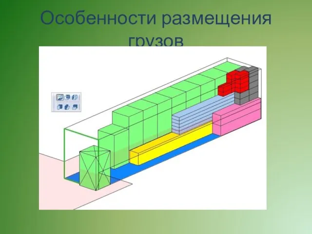 Особенности размещения грузов