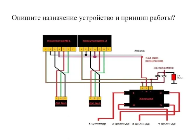 Опишите назначение устройство и принцип работы?