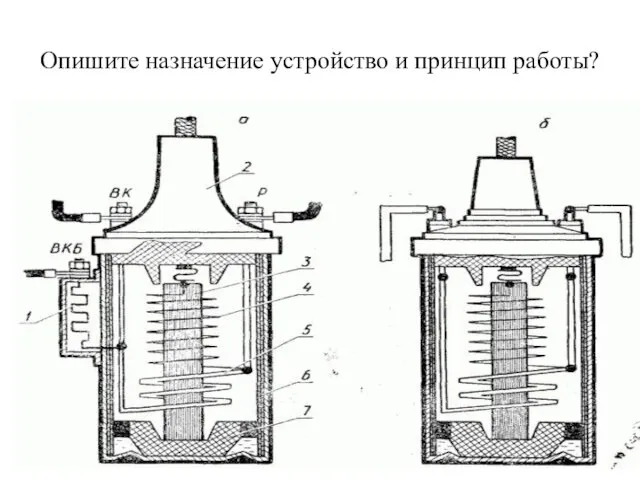 Опишите назначение устройство и принцип работы?