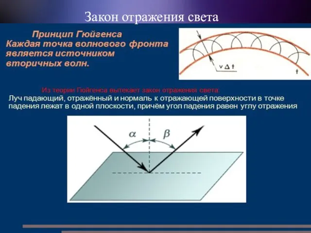 Закон отражения света