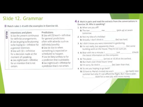 Slide 12. Grammar