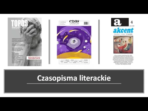 Czasopisma literackie