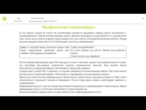 Инструкторский разбор в МО БП Профилактика коронавируса 24.06.2021