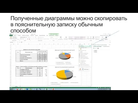 Полученные диаграммы можно скопировать в пояснительную записку обычным способом