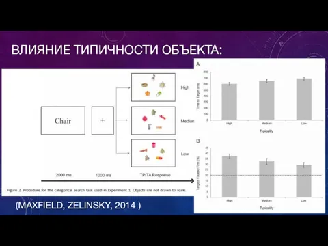 (SCHMIDT, ZELINSKY, 2009) ВЛИЯНИЕ ТИПИЧНОСТИ ОБЪЕКТА: (MAXFIELD, ZELINSKY, 2014 )