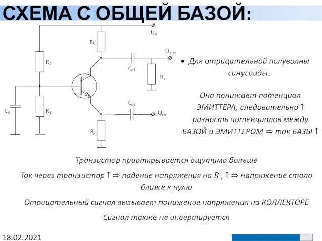 СХЕМА С ОБЩЕЙ БАЗОЙ: 18.02.2021