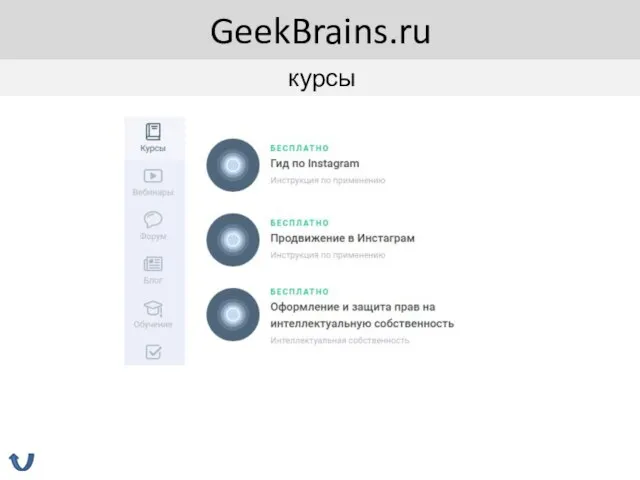 курсы GeekBrains.ru