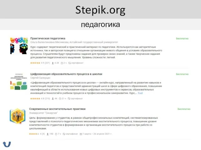 педагогика Stepik.org