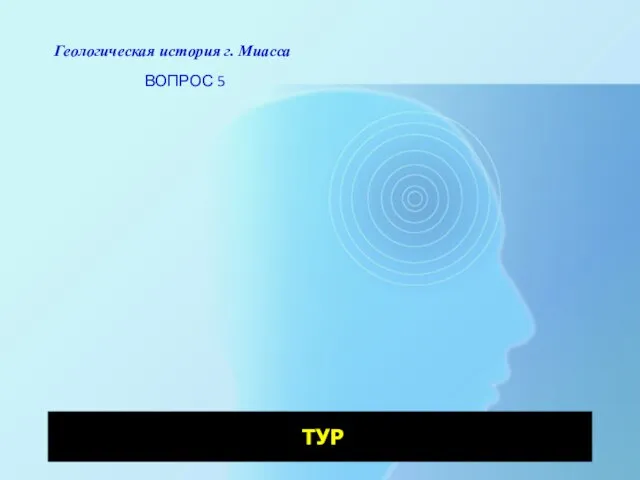 Геологическая история г. Миасса ВОПРОС 5 ТУР