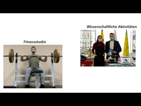 Fitnessstudio Wissenschaftliche Aktivitäten