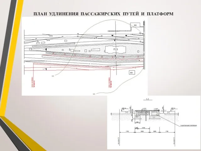 ПЛАН УДЛИНЕНИЯ ПАССАЖИРСКИХ ПУТЕЙ И ПЛАТФОРМ