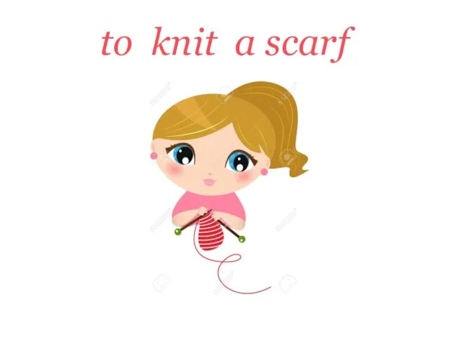 to knit a scarf