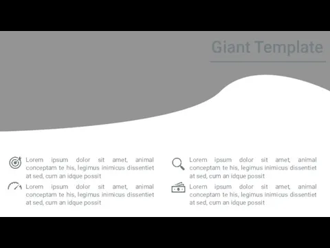 Giant Template Lorem ipsum dolor sit amet, animal conceptam te his, legimus