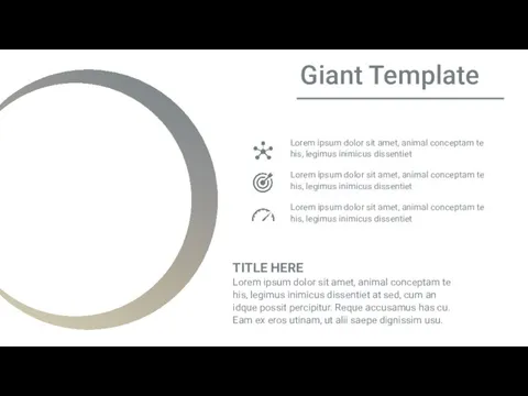 Giant Template Lorem ipsum dolor sit amet, animal conceptam te his, legimus