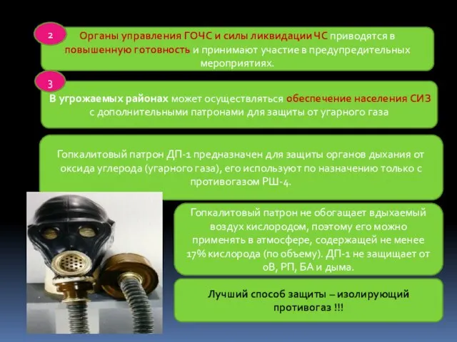 Органы управления ГОЧС и силы ликвидации ЧС приводятся в повышенную готовность и