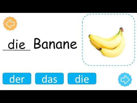 Banane der das die die