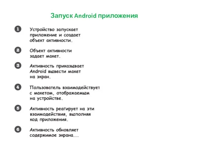 Запуск Android приложения