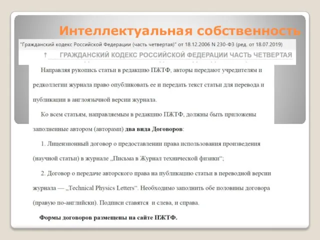 Интеллектуальная собственность