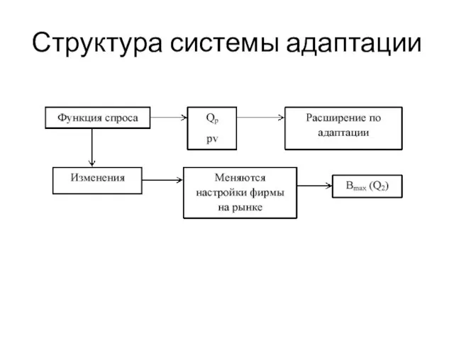 Структура системы адаптации