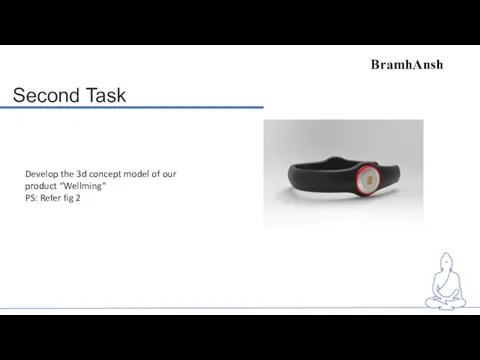 Second Task BramhAnsh Develop the 3d concept model of our product “Wellming” PS: Refer fig 2