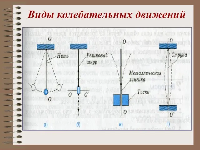 Виды колебательных движений