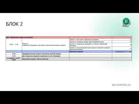 БЛОК 2 WELCOMEPRO.RU