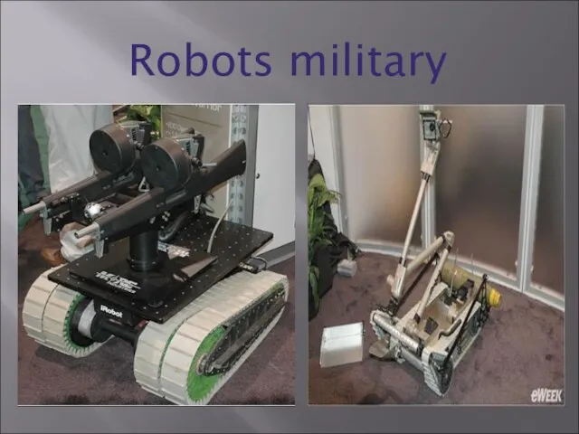 Robots military
