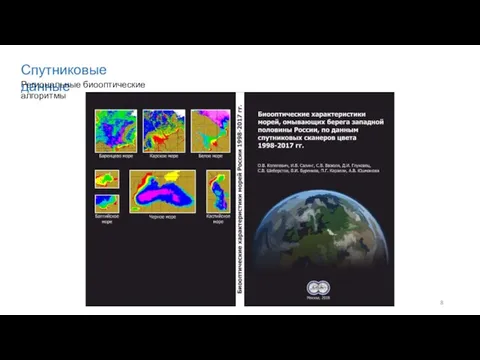 Спутниковые данные Региональные биооптические алгоритмы