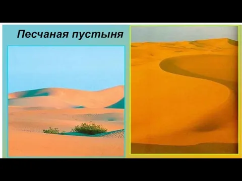 Песчаная пустыня