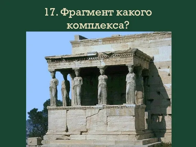 17. Фрагмент какого комплекса?