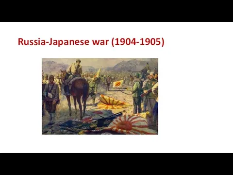 Russia-Japanese war (1904-1905)