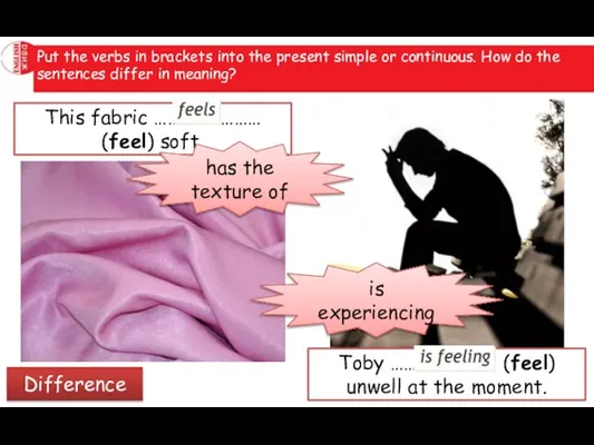 Put the verbs in brackets into the present simple or continuous. How