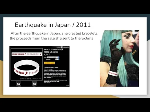 Earthquake in Japan / 2011 After the earthquake in Japan, she created