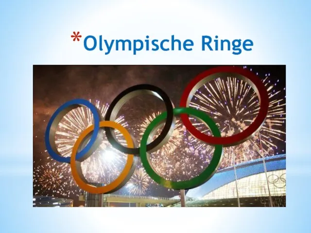 Olympische Ringe